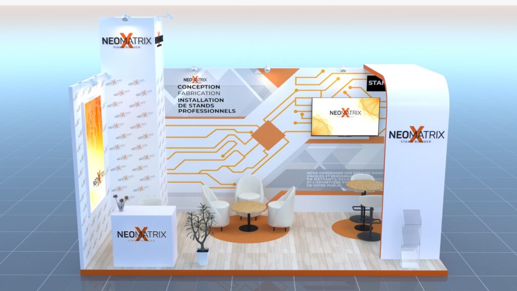 Stand modulable 18 m² 