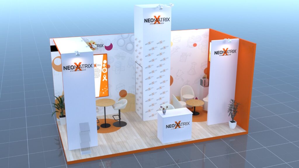 Stand modulable 24 m² 