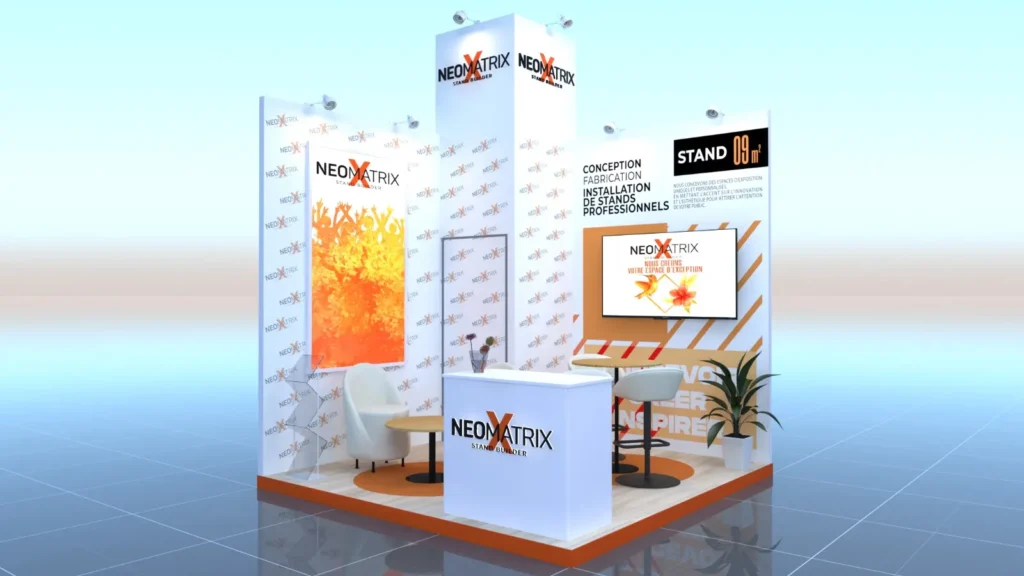 Stand modulable 9 m²